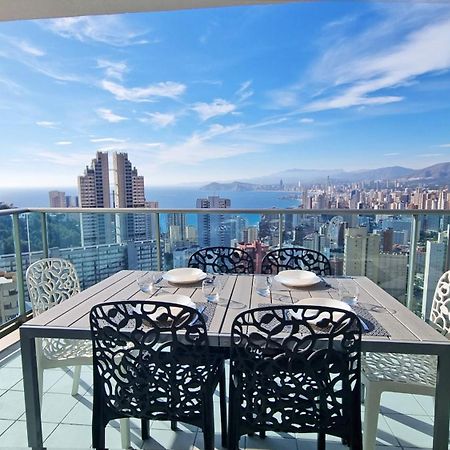 Skyline 18 Terraza Privada Con Impresionantes Vistas Al Mar Apartment Benidorm Bagian luar foto